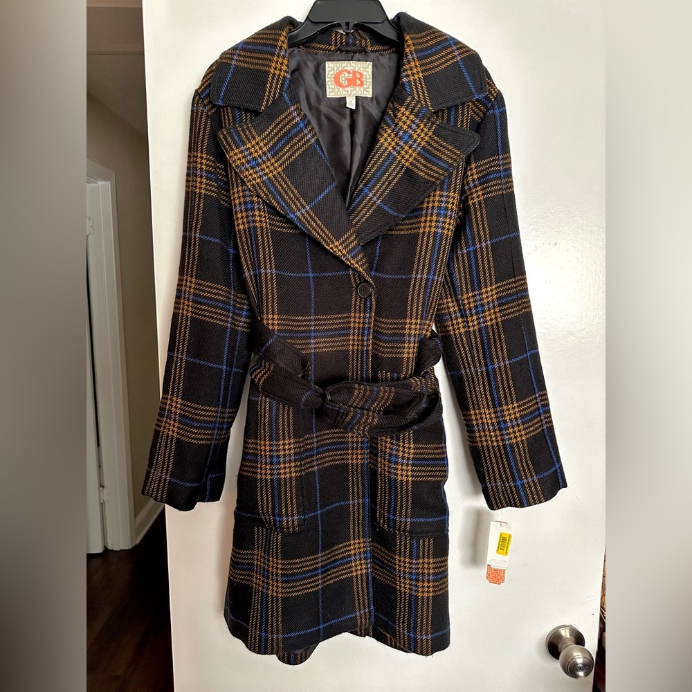 GB Plaid Women’s Coat
